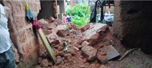 Read more about the article शेर्लेत घराची भिंत कोसळून ८० हजारांचे नुकसान