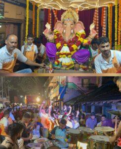 Read more about the article सावंतवाडी पोलिस ठाण्यातील गणरायाचे जल्लोषात विसर्जन