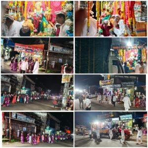 Read more about the article कुर्ली वसाहतीत दुर्गा विसर्जन मिरवणुकीने उत्साहात संपन्न; हजारोंचा सहभाग