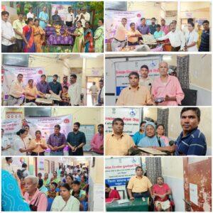 Read more about the article गरजू दिव्यांग बांधवांना साहित्य वाटप