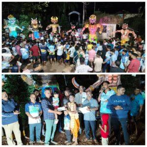 Read more about the article नरकासुर स्पर्धेत ओटवणे चौगुलेवाडी प्रथम