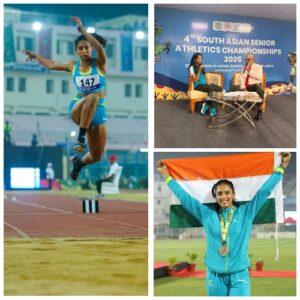 Read more about the article दक्षिण आशियाई अॅथलेटिक्स चॅम्पियनशिपमध्ये महाराष्ट्राच्या पूर्वा हितेश सावंत हिने पटकावले रौप्य पदक