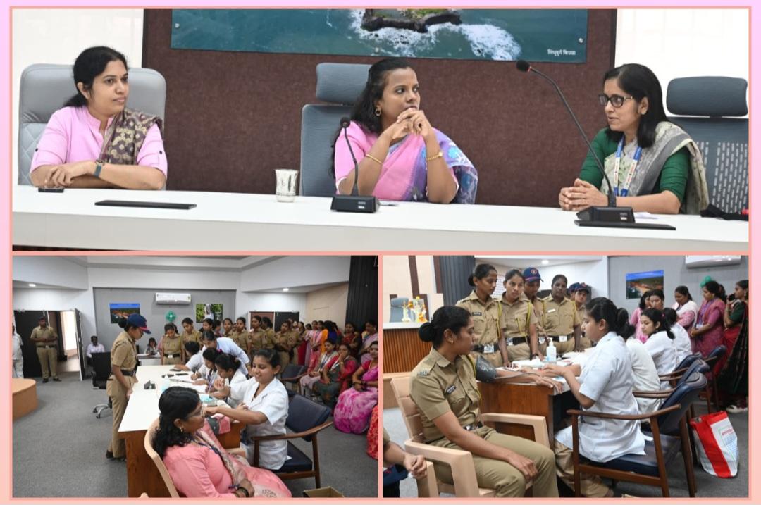 You are currently viewing स्वस्थ नारी सशक्त परिवार अभियानांतर्गत महिला कर्मचाऱ्यांसाठी आरोग्य तपासणी शिबिर