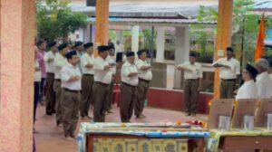 Read more about the article मिठबाव येथे नितेश राणे यांच्यासोबत स्वयंसेवकांचा विजयादशमी उत्सव