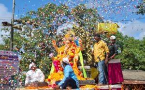 Read more about the article रामेश्वर संस्थानच्या गणरायाला भक्तिभावात निरोप