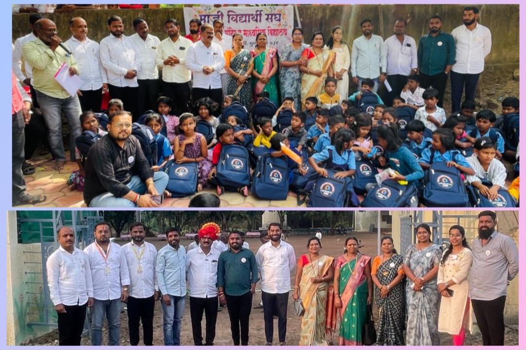 You are currently viewing माजी विद्यार्थी संघाचा पूरग्रस्त विद्यार्थ्यांना कृतज्ञतेचा हात