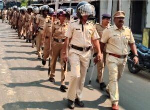 Read more about the article नगरपरिषद निवडणुकीपूर्वी वेंगुर्ल्यात पोलिसांचे पथ संचलन