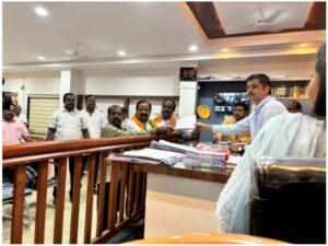 Read more about the article कणकवली नगराध्यक्षपदासाठी समीर नलावडे यांचा अधिकृत उमेदवारी अर्ज दाखल