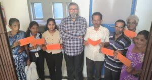 Read more about the article सामंत ट्रस्ट मुंबई तर्फे गरजू रुग्णांना आणि होतकरू विद्यार्थ्यांना धनादेश प्रदान