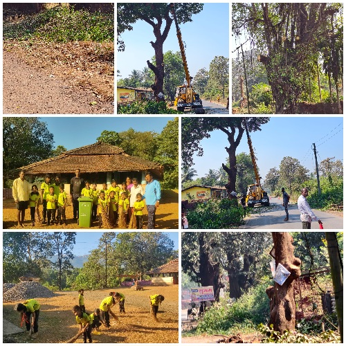 You are currently viewing फोंडाघाट–देवगड–निपाणी रोड रुंदीकरणासाठी झाडतोड सुरू; एकेरी वाहतूक लागू