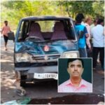 मठ कुडाळ तिठा येथे भीषण अपघात