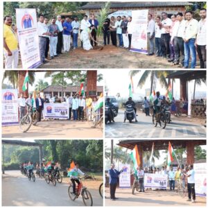 Read more about the article वेंगुर्ल्यात अटल बिहारी वाजपेयी यांच्या १०० व्या जयंतीनिमित्त सायकल रॅली व वृक्षारोपण