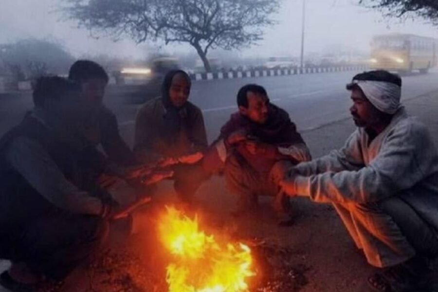 गुलाबी थंडीचा नजारा