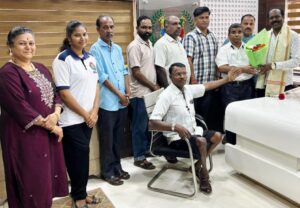 Read more about the article भाजपा दिव्यांग विकास आघाडीमार्फत वेंगुर्लेचे नवनिर्वाचित नगराध्यक्ष राजन गिरप यांचे अभिनंदन !!!