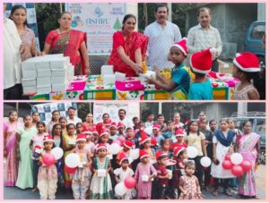 Read more about the article अश्रू फौंडेशनच्यावतीने नाताळ निमित्त आरे कॉलनी येथील आदिवासा मुलांना विविध साहित्याचे वाटप