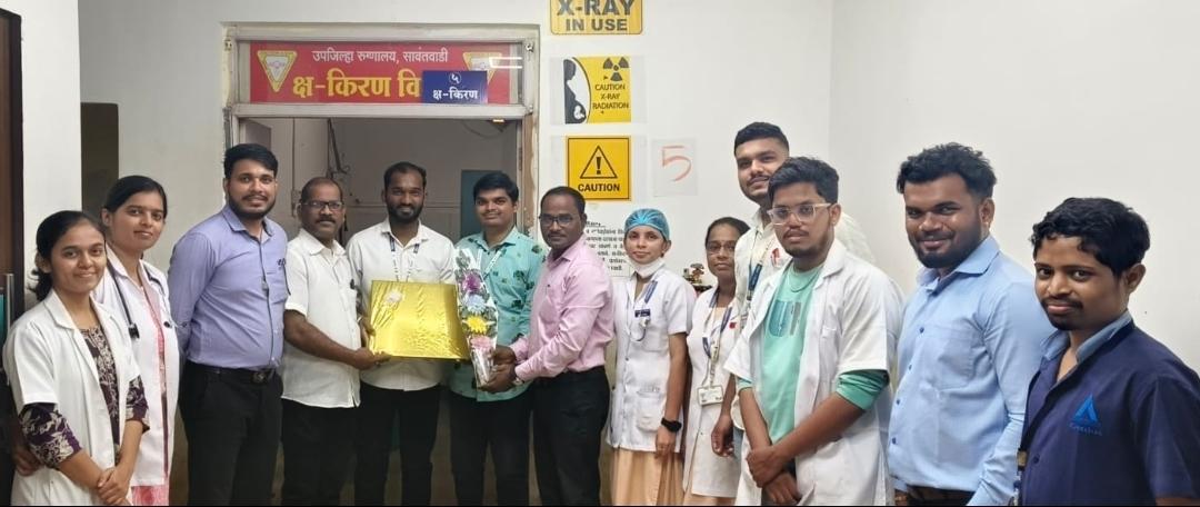 You are currently viewing 24 तास एक्स-रे टेक्निशियन म्हणून उत्कृष्ट सेवा बजावणारे निखिल बावकर यांची कुडाळ येथे बदली.