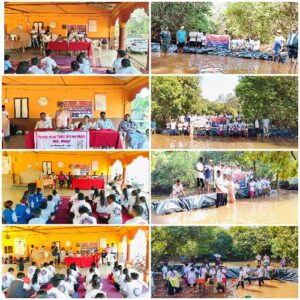 Read more about the article .तानाजीराव चोरगे कॉलेजचे राष्ट्रीय सेवा योजनेचे निवासी श्रमसंस्कार शिबिर ढाकमोली येथे उत्साहात संपन्न