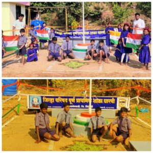 Read more about the article नाचणीच्या हिरव्या अंकुरांतून साकारली ‘जिवंत भारतमाता