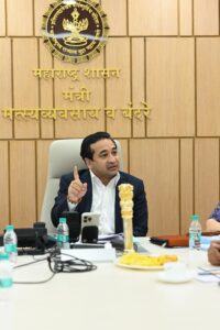 Read more about the article १५० दिवसांच्या ई-गव्हर्नन्स कार्यक्रमात मंत्री नितेश राणे यांचे महाराष्ट्र सागरी मंडळ खाते राज्यात प्रथम
