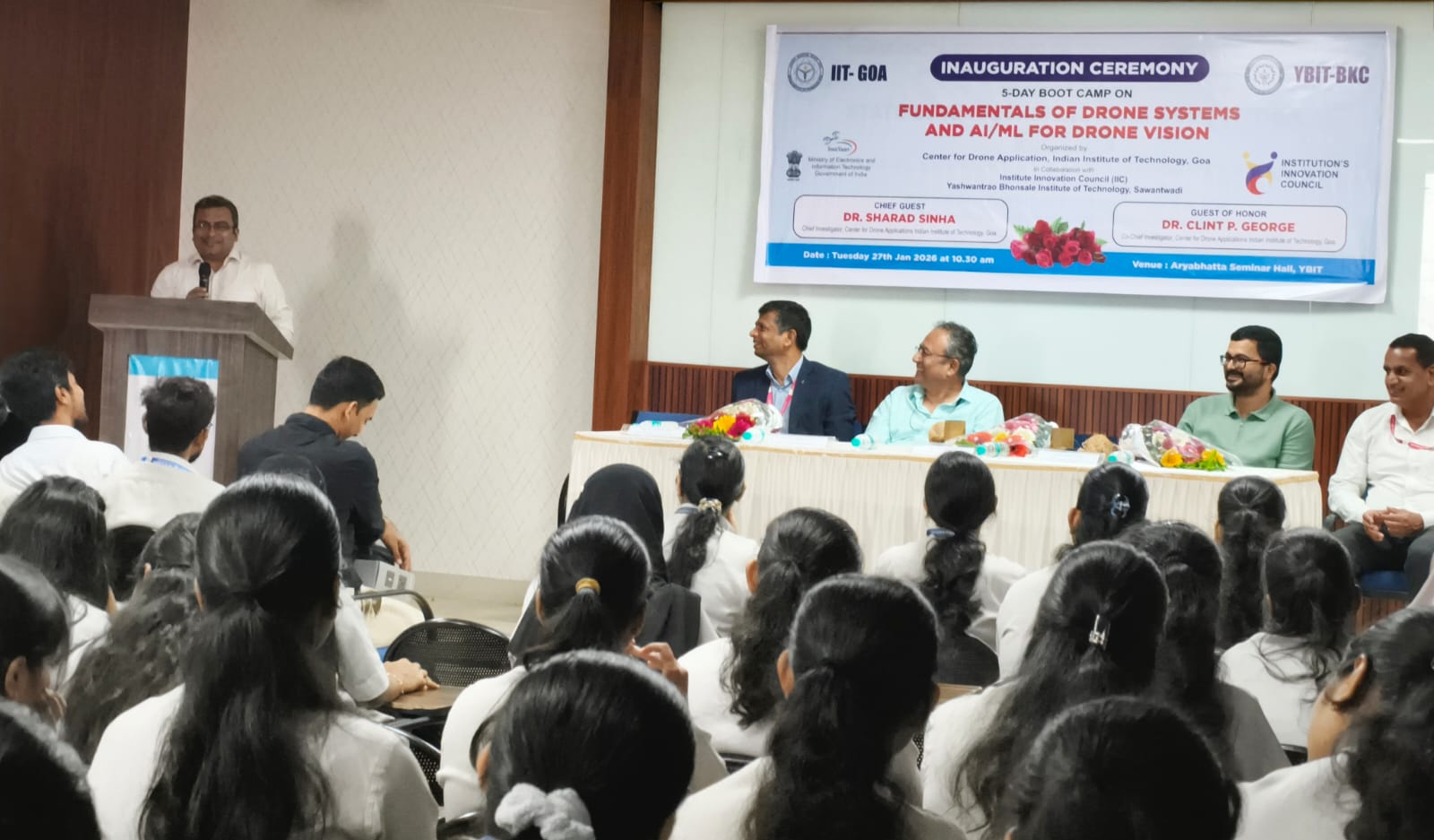 You are currently viewing भोसले इन्स्टिट्यूट ऑफ टेक्नॉलॉजी येथे ड्रोन व एआय/एमएल बूट कॅम्पचे उद्घाटन….