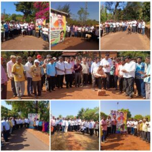 Read more about the article चौके गावातील रस्त्यांसाठी आमदार निधीतून विकासाला गती