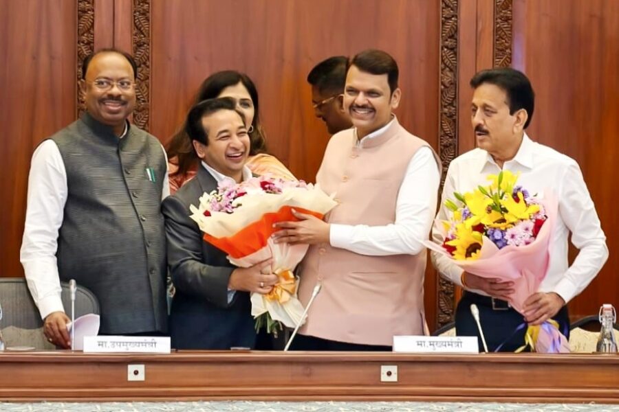 मुंबई महापालिकेत भाजपचा दणदणीत विजय; मंत्री नितेश राणेंकडून मुख्यमंत्री देवेंद्र फडणवीस यांचे अभिनंदन