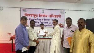 Read more about the article आडेली जि.प. मतदारसंघातून भाजपचे मनीष दळवी यांचा उमेदवारी अर्ज दाखल