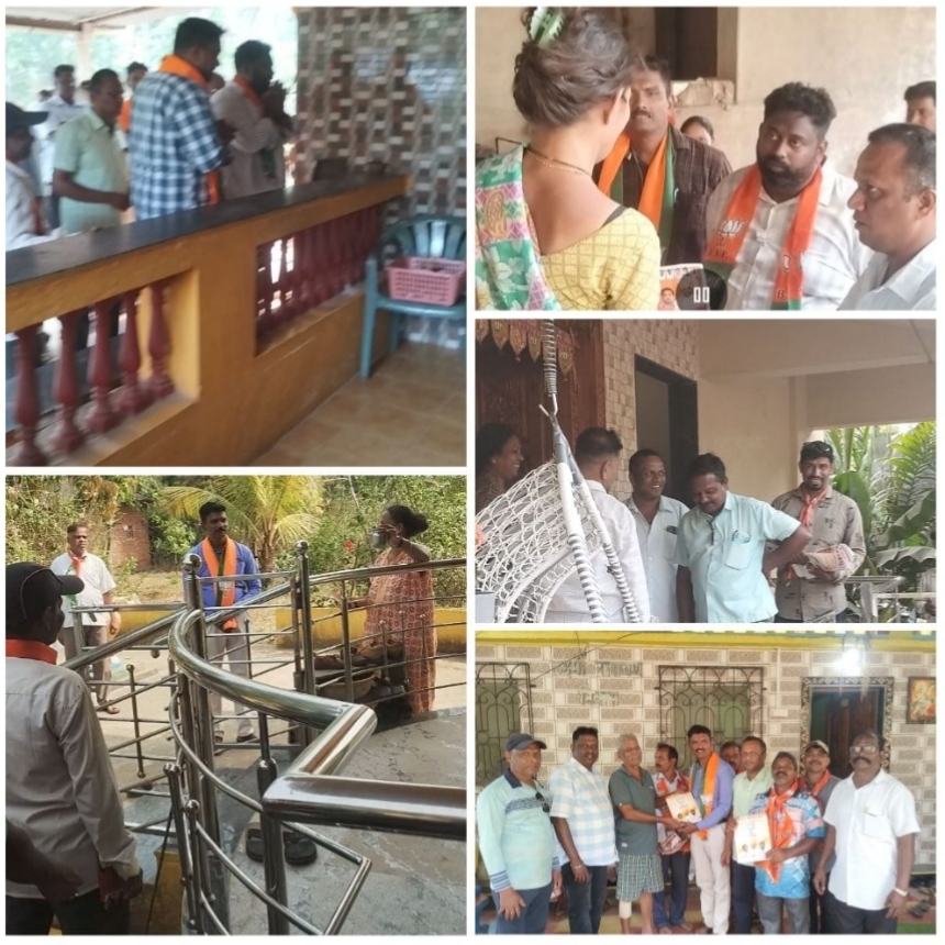 You are currently viewing सावंतवाडीत भाजपचा थेट जनसंवाद; डोअर-टू-डोअर प्रचाराला वेग