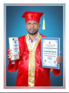 Read more about the article डॉ. दिनेश नागवेकर यांना राजदूत पुरस्कार