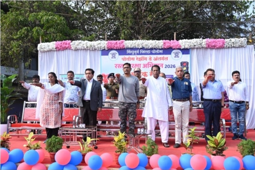 You are currently viewing रस्ते सुरक्षा म्हणजे जीवन सुरक्षा- पालकमंत्री नितेश राणे