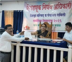 Read more about the article वेताळबांबर्डे जि.प. मतदारसंघातून शिंदे शिवसेनेचे नागेश आईर यांचा उमेदवारी अर्ज दाखल