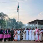 नॅशनल रायफल शूटिंग स्पर्धेतील सुवर्णकन्या मनस्या फालेच्या हस्ते फोंडाघाट ग्रामपंचायतमध्ये ध्वजवंदन