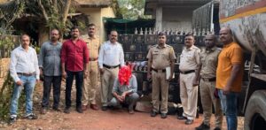 Read more about the article निवडणुकीच्या पार्श्वभूमीवर बांदा पोलिसांची मोठी कारवाई