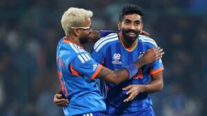 Read more about the article पांड्याची अष्टपैलू चमक; नामिबियावर भारताचा ९३ धावांनी दणदणीत विजय