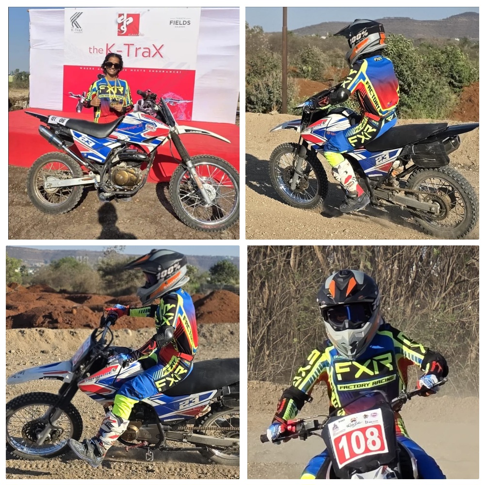 You are currently viewing पेरिविंकल स्कूलची विद्यार्थिनी सारंगी करंजावणेची ‘डर्ट ट्रॅक रेस 2026’ मध्ये उल्लेखनीय कामगिरी