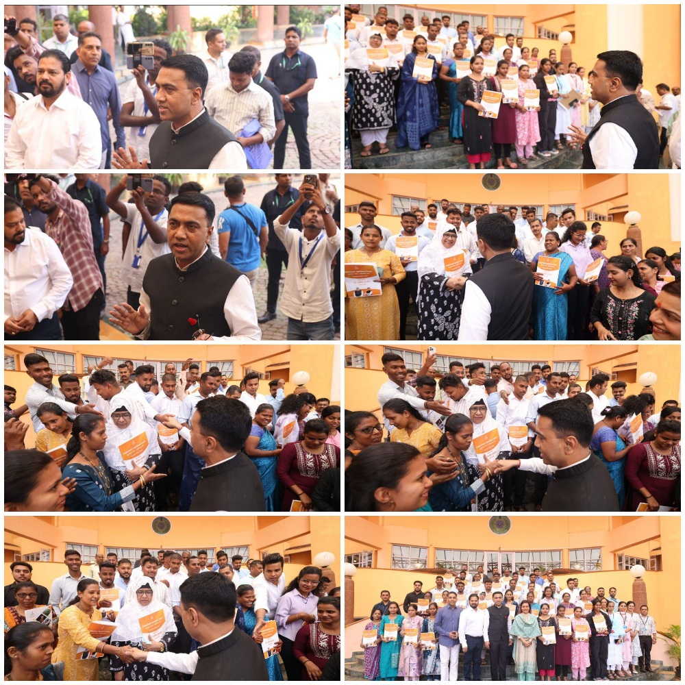 You are currently viewing गोवा सरकारकडून ४२ कुटुंबांना सहानुभूती (Compassionate) नियुक्तीचा आधार