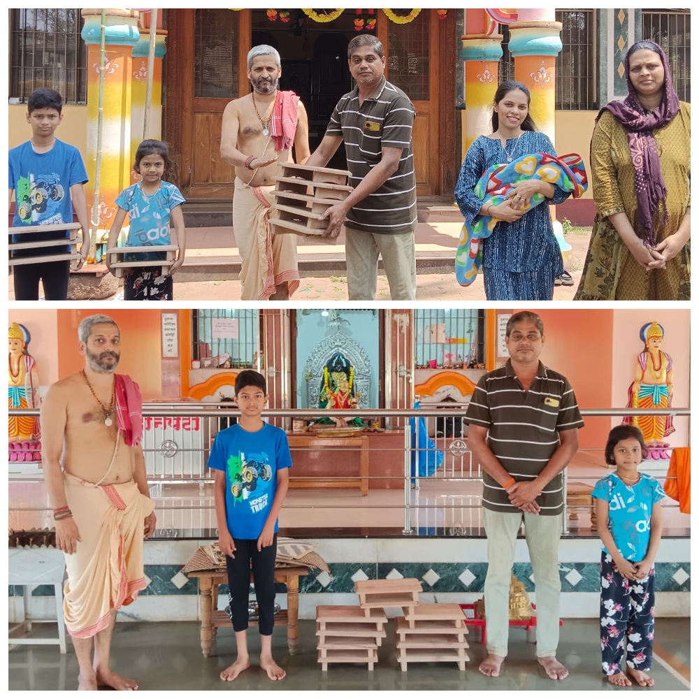 You are currently viewing गुढीपाडव्याच्या शुभमुहूर्तावर कन्यारत्न प्राप्तीचा आनंद; आर्यादुर्गा मातेच्या चरणी पाट अर्पण