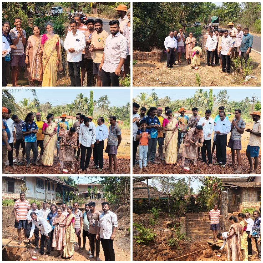 You are currently viewing हुमरमळा (वालावल) गावात विकासकामांचा धडाका! रामनवमी उत्सवाचे औचित्य साधुन निव्वळ पाच कामांची भुमिपुजने!