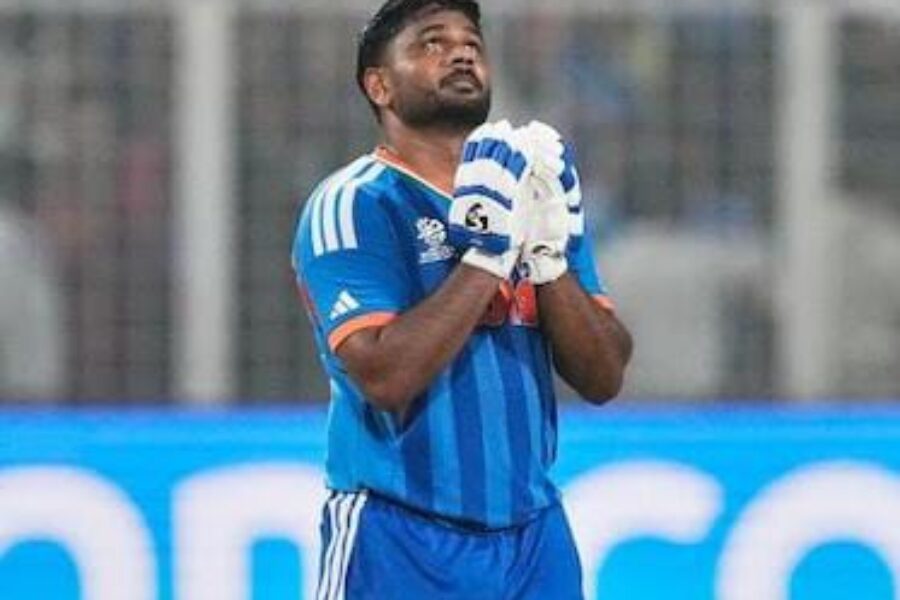 संजू सॅमसनचा झंझावात – नाबाद ९७!