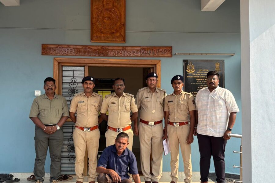 कुडाळ वनविभागाची कारवाई; दुर्मिळ ‘सप्तरंगी’ वनस्पतीची अवैध तोड करणारा आरोपी जेरबंद