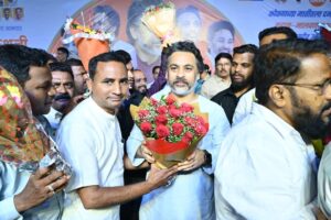 Read more about the article कुडाळात आमदार निलेश राणे यांचा वाढदिवस जल्लोषात साजरा