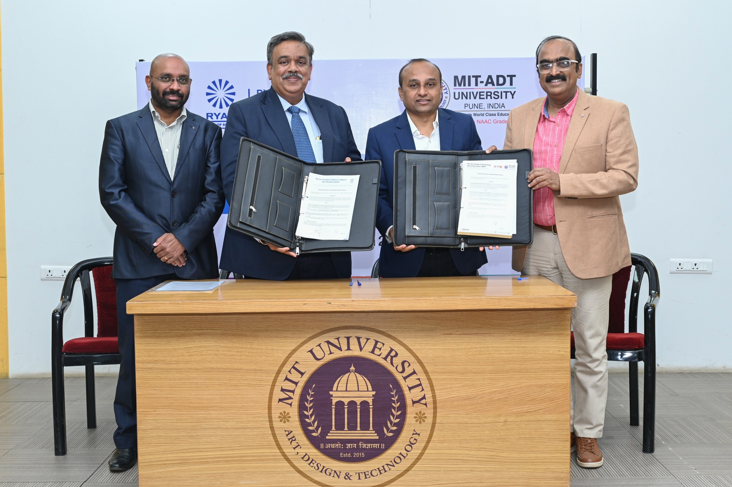 You are currently viewing एमआयटी एडीटी विद्यापीठ–रायन समूहात शैक्षणिक सहकार्याचा करार