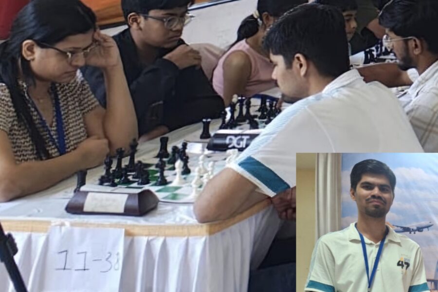 ताराबाई शिंदे राष्ट्रीय बुद्धिबळ स्पर्धेत बाळकृष्ण पेडणेकरचा दमदार खेळ