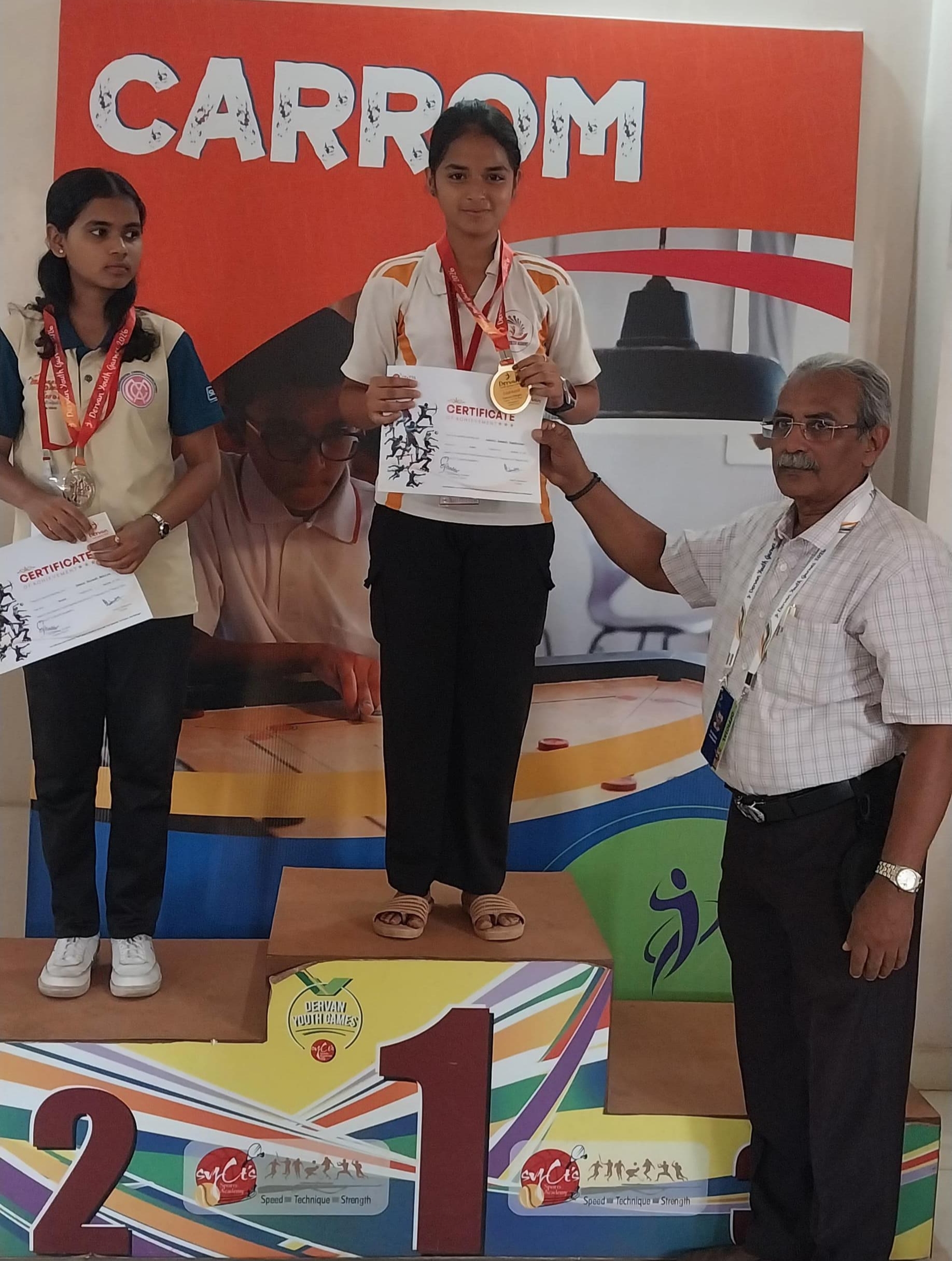 You are currently viewing चिपळूण येथील डेरवण युथ गेम्स 2026 कॅरम स्पर्धेत साक्षी रामदुरकर विजेती!*