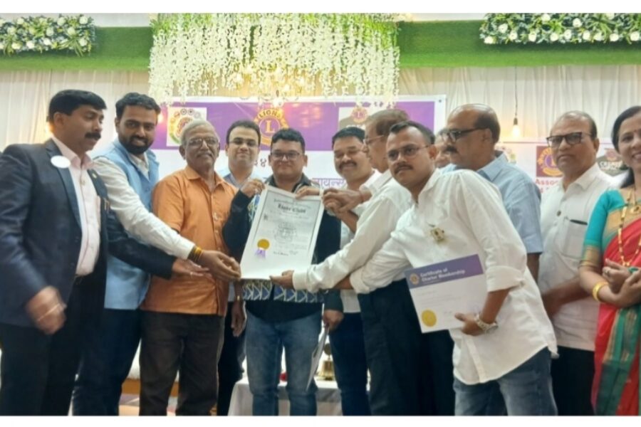लायन्स क्लब सावंतवाडी अध्यक्षपदी सुधीर आडीवरेकर यांची सर्वानुमते निवड