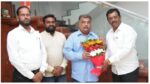 जि.प. अध्यक्ष प्रमोद कामत यांची भाजप प्रदेशाध्यक्ष रवींद्र चव्हाण यांना सदिच्छा भेट