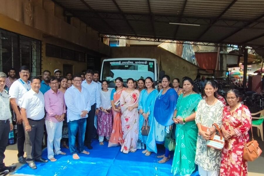सावंतवाडीत सक्शन व्हॅनचे लोकार्पण; स्वच्छतेसाठी नगरपरिषदेला नवे बळ