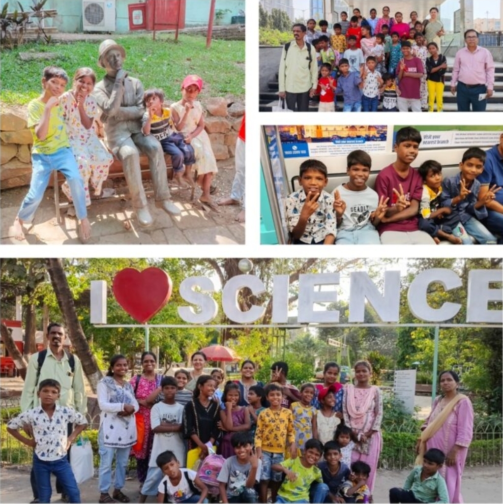 You are currently viewing नेहरू विज्ञान केंद्रात रस्त्यावरील बालकांची शैक्षणिक सहल