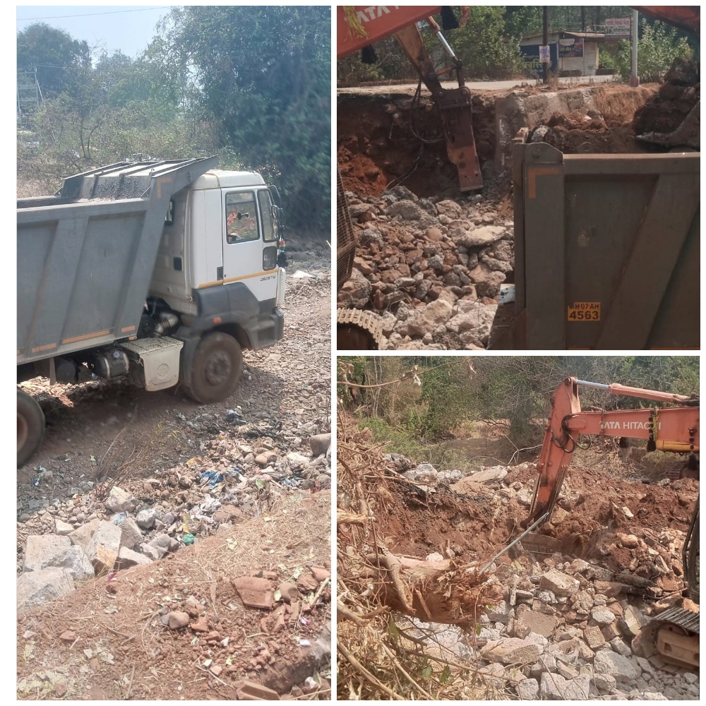 You are currently viewing फोंडाघाटमध्ये दुसराही पूल पाडला