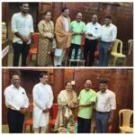 मंत्री ना श्रीपाद नाईक यांची माड्याची वाडी श्री स्वामिं समर्थांच्या मठात भेट घेऊन दर्शन!